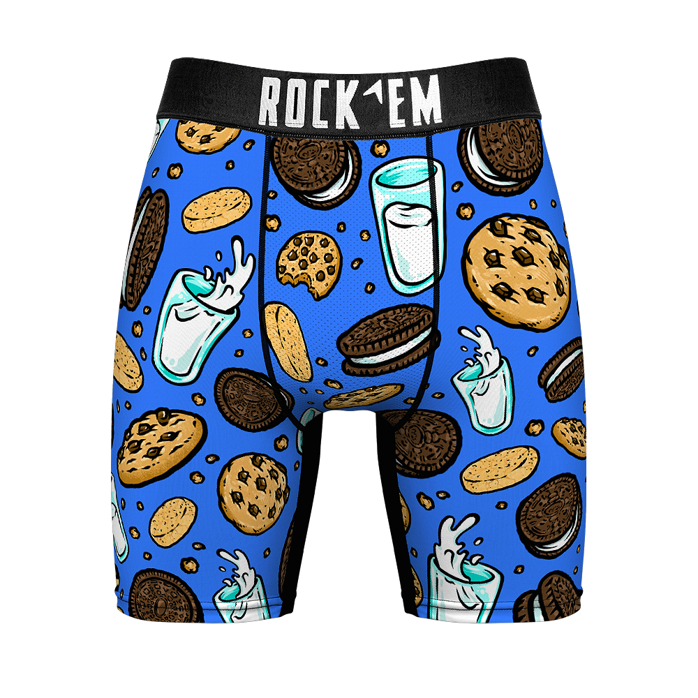 Boxer Briefs - Milk & Cookies All-Over - {{variant_title}}