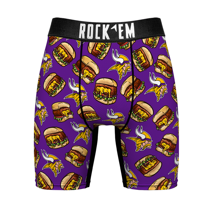 Boxer Briefs - Minnesota Vikings - Juicy Lucy Burger - {{variant_title}}