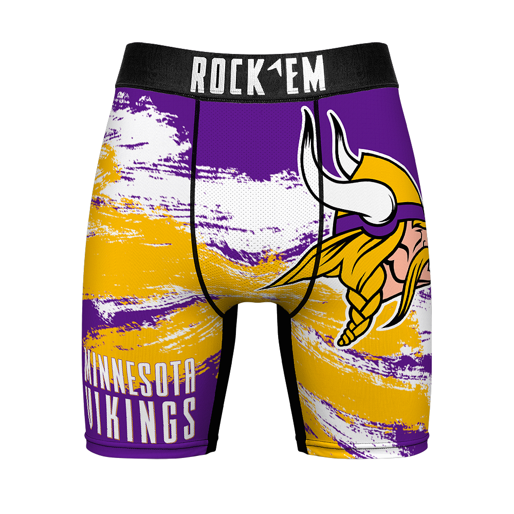 Boxer Briefs - Minnesota Vikings - Throwback Paint - {{variant_title}}