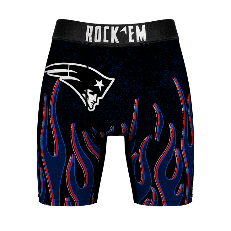 New England Patriots - 3D Flames – Front