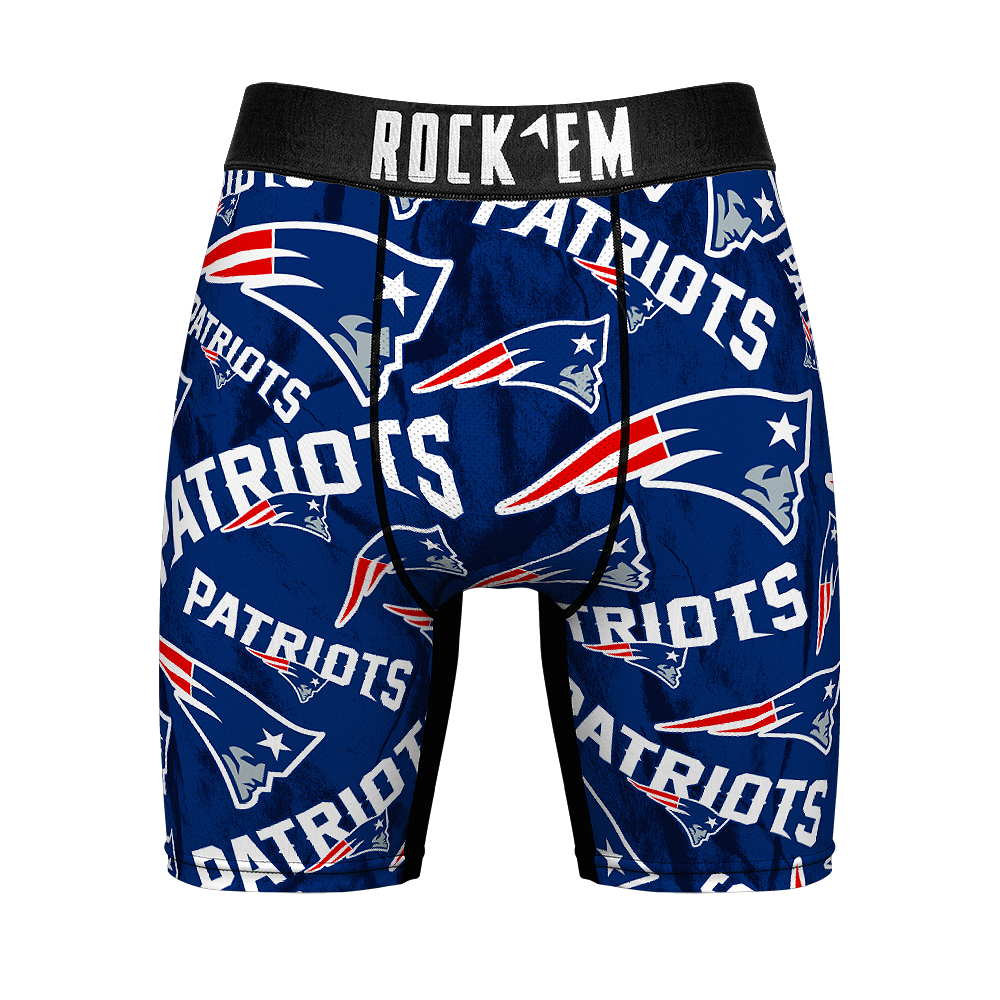 Boxer Briefs - New England Patriots - Logo All-Over - {{variant_title}}