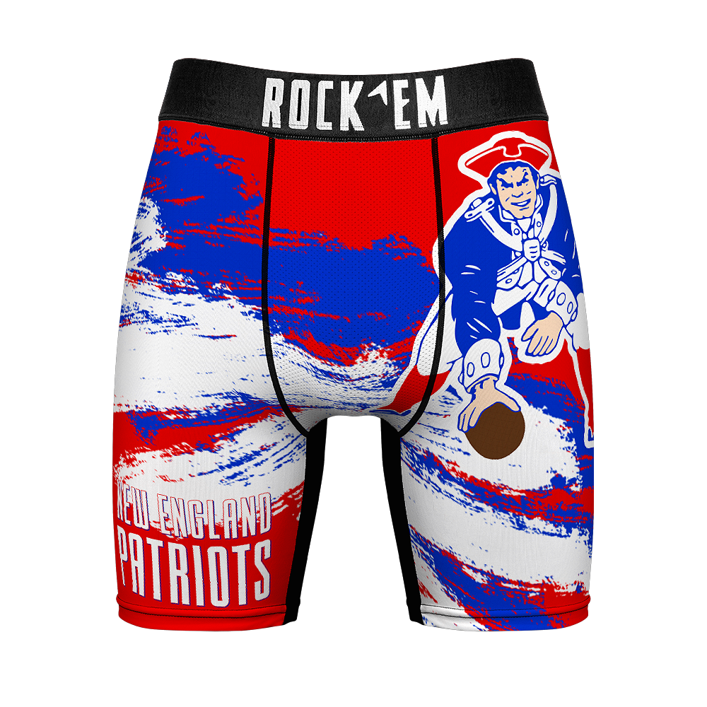 Boxer Briefs - New England Patriots - Throwback Paint - {{variant_title}}