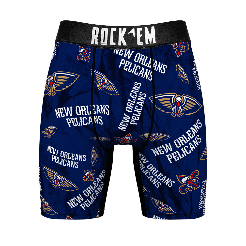 Boxer Briefs - New Orleans Pelicans - Logo All-Over - {{variant_title}}