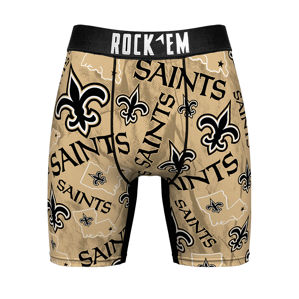 Boxer Briefs - New Orleans Saints - Logo All-Over - {{variant_title}}