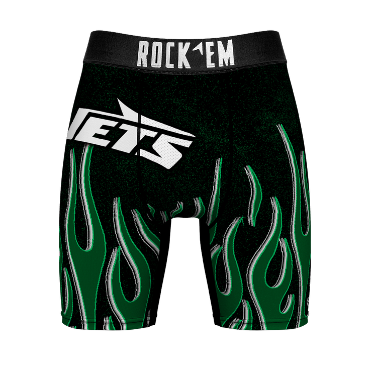 New York Jets - 3D Flames – Front