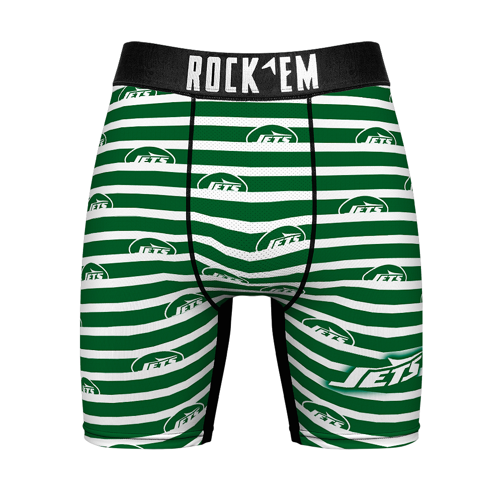 Boxer Briefs - New York Jets - Peek-A-Boo Stripes - {{variant_title}}