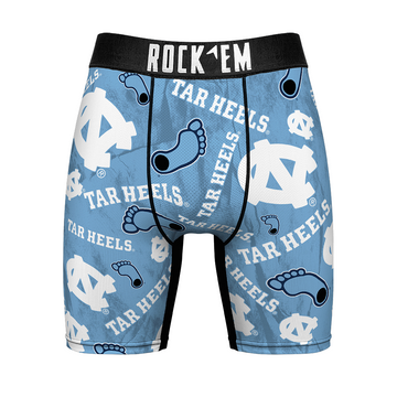 Boxer Briefs - North Carolina Tar Heels - Logo All-Over