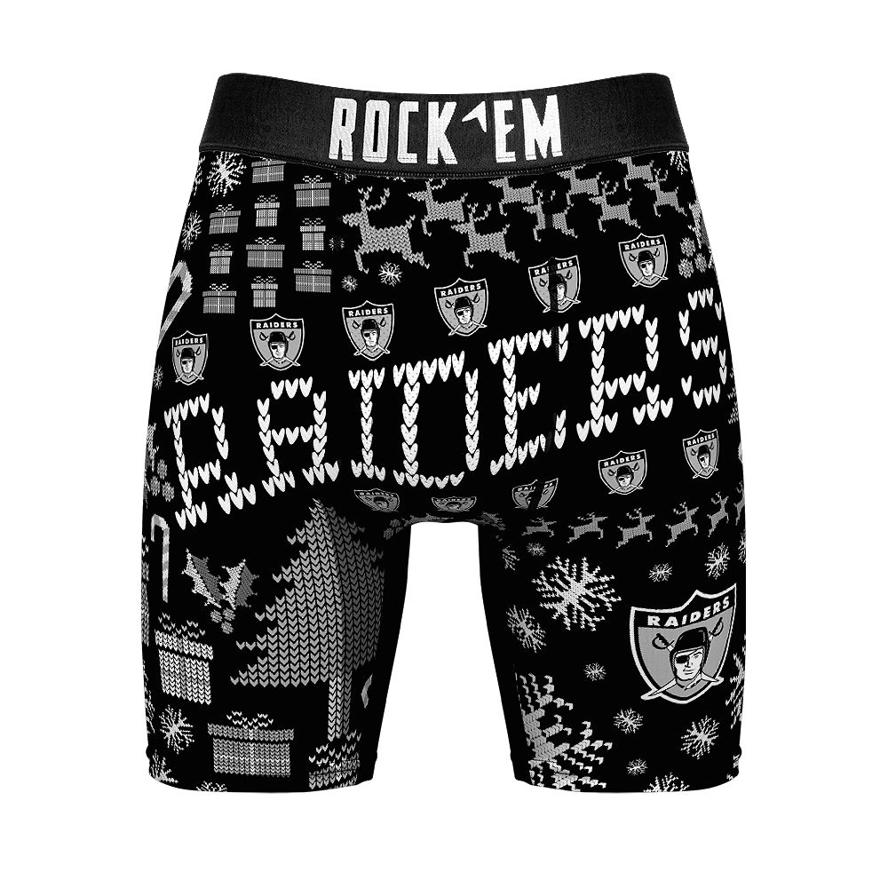 Boxer Briefs - Las Vegas Raiders - Throwback Tacky Sweater - {{variant_title}}