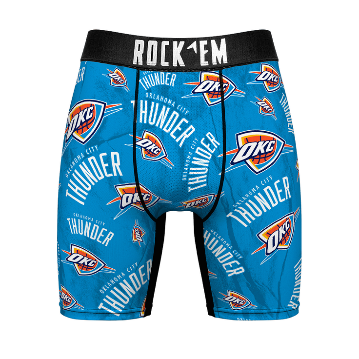 Boxer Briefs - Oklahoma City Thunder - Logo All-Over - {{variant_title}}