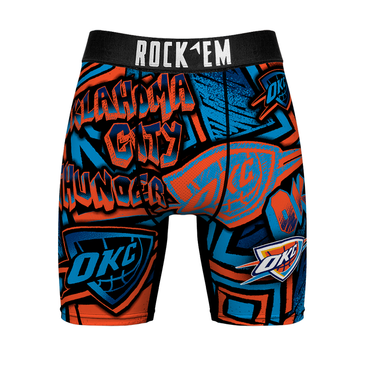 Oklahoma City Thunder - Sketched – Front