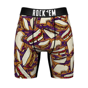 Boxer Briefs - Peanut Butter & Jelly Sandwiches All-Over