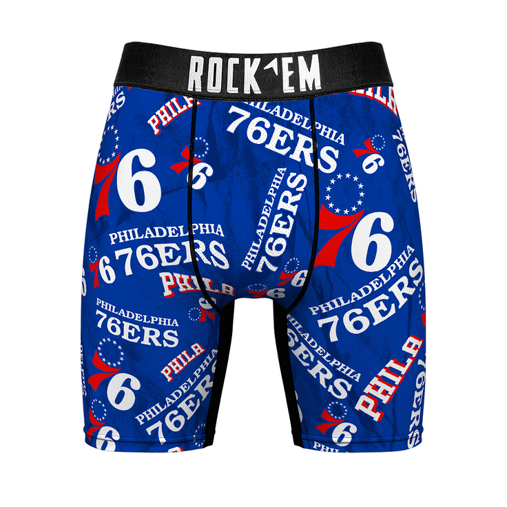 Boxer Briefs - Philadelphia 76ers - Logo All-Over - {{variant_title}}