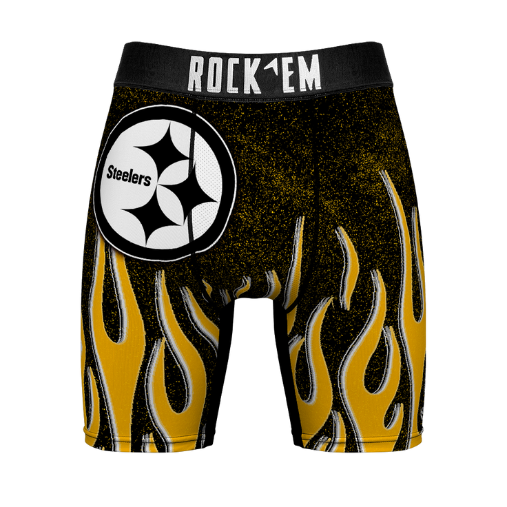 Pittsburgh Steelers - 3D Flames – Front