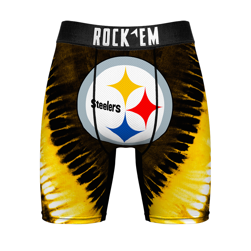 Boxer Briefs - Pittsburgh Steelers - V Shape Tie Dye - {{variant_title}}