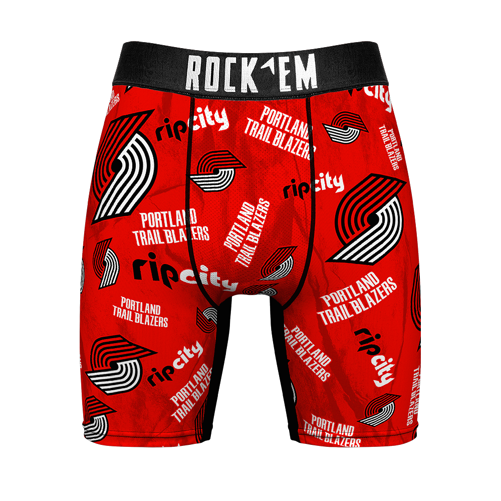 Boxer Briefs - Portland Trail Blazers - Logo All-Over - {{variant_title}}