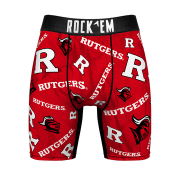 Boxer Briefs - Rutgers Scarlet Knights - Logo All-Over
