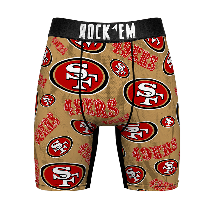 Boxer Briefs - San Francisco 49ers - Logo All-Over - {{variant_title}}