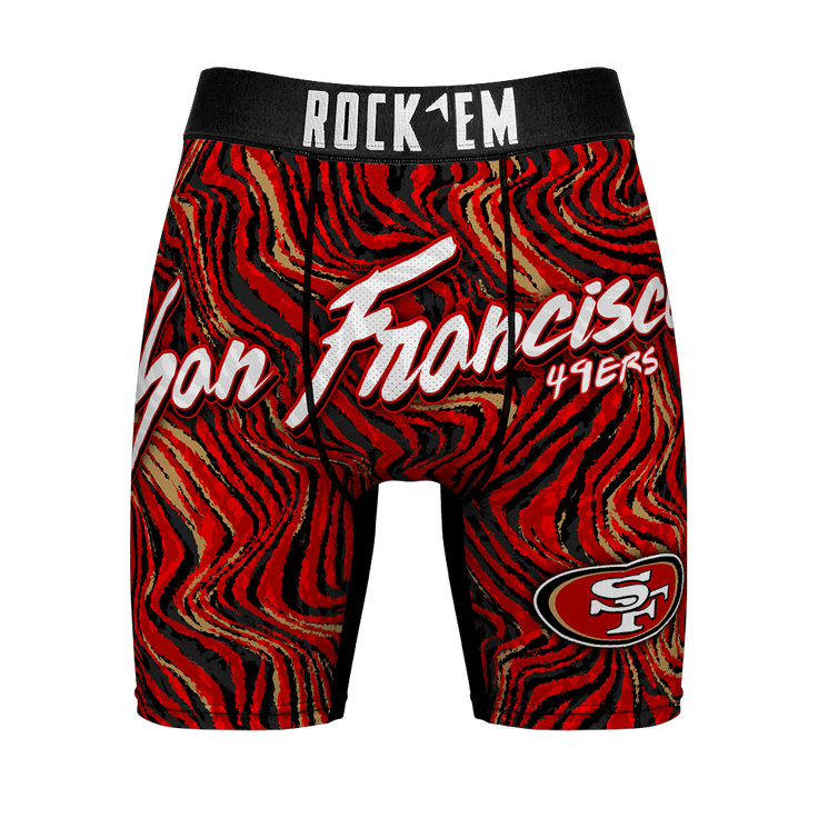 San Francisco 49ers - Neon Wave (Classic) – Front