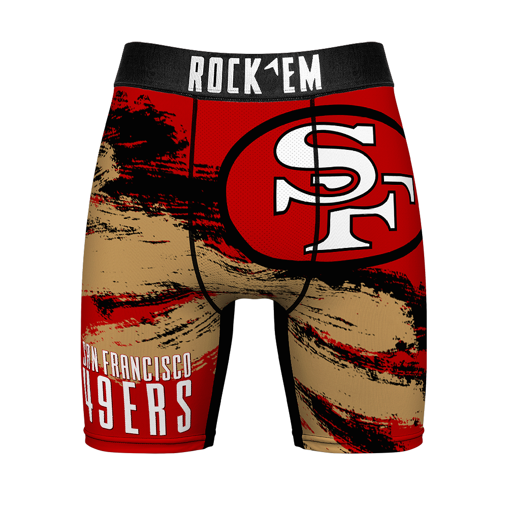 Boxer Briefs - San Francisco 49ers - Throwback Paint - {{variant_title}}