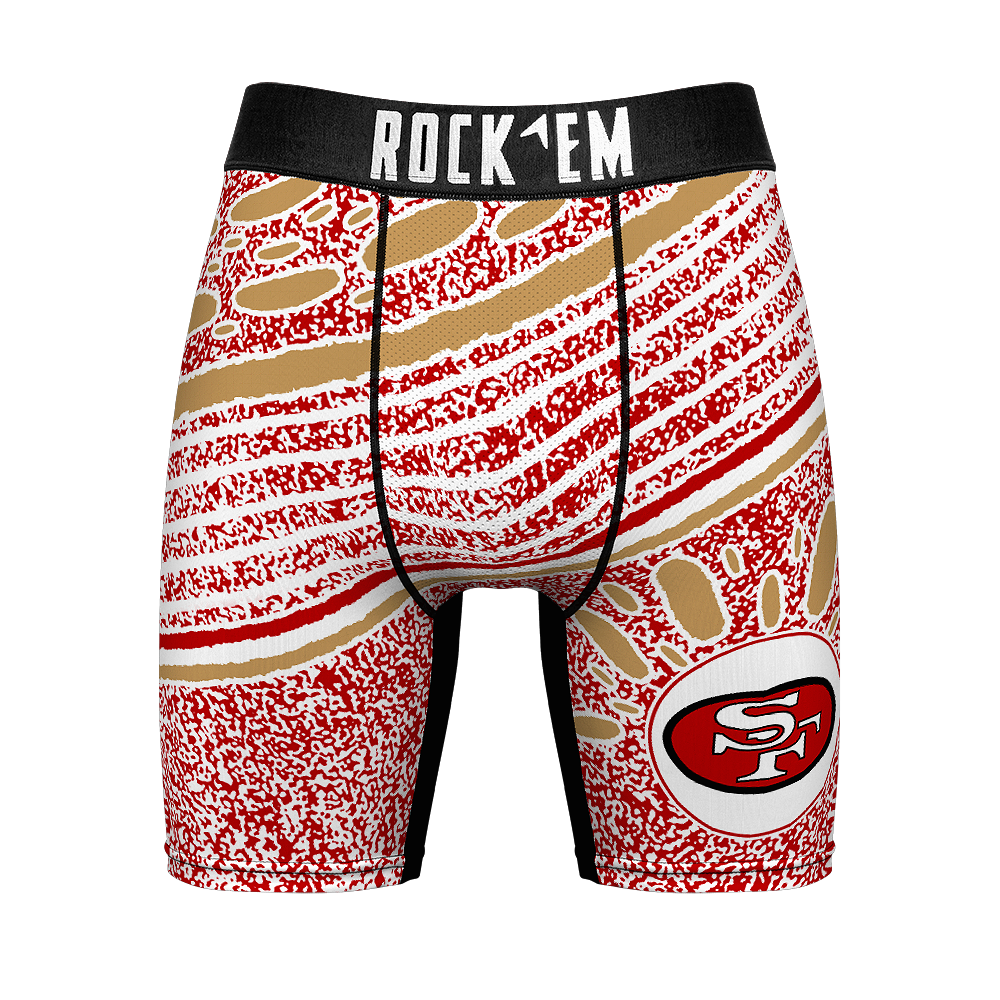 Boxer Briefs - San Francisco 49ers - Throwback Splash - {{variant_title}}