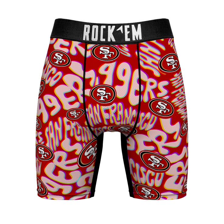 San Francisco 49ers - Twisted Wordmark – Front