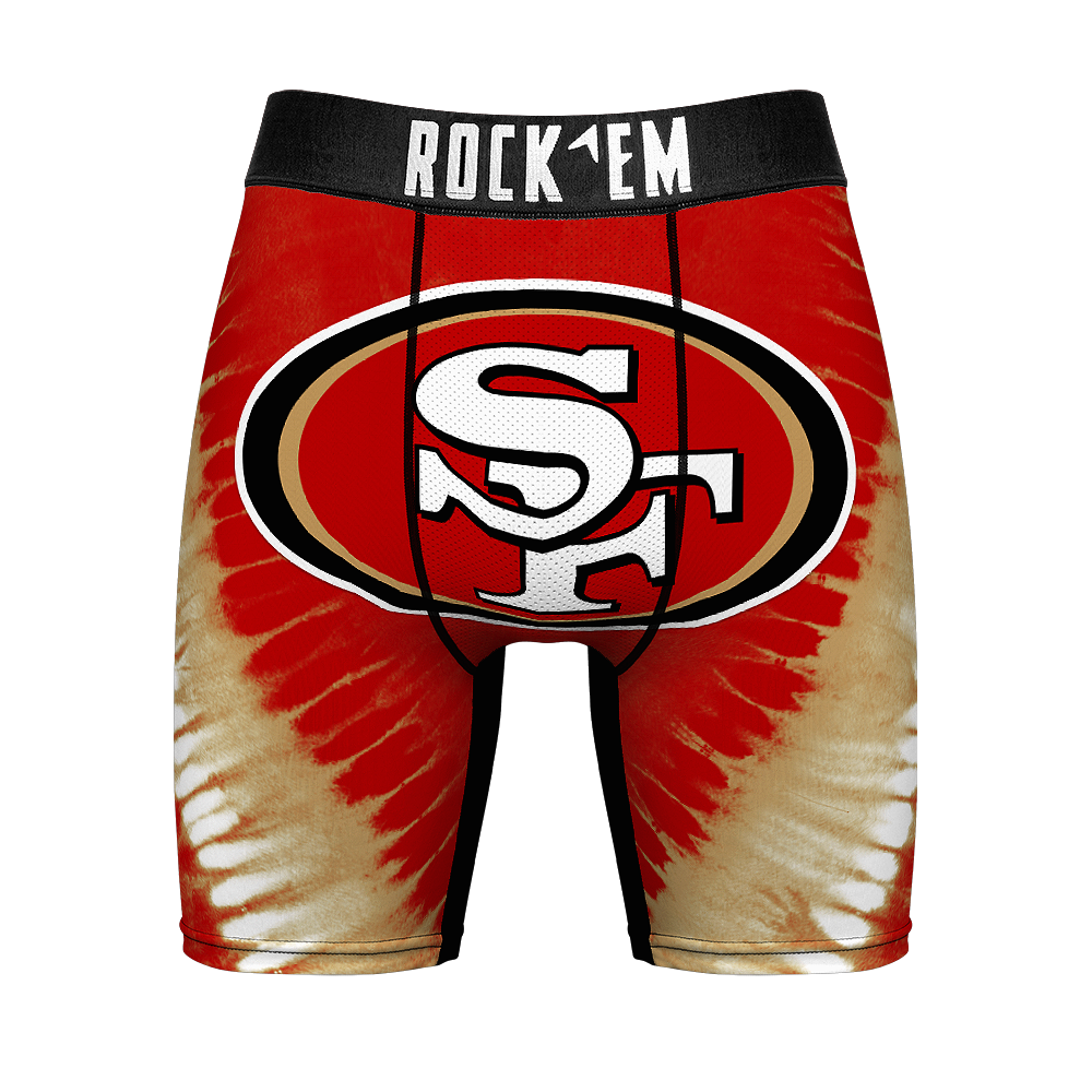 Boxer Briefs - San Francisco 49ers - V Shape Tie Dye - {{variant_title}}