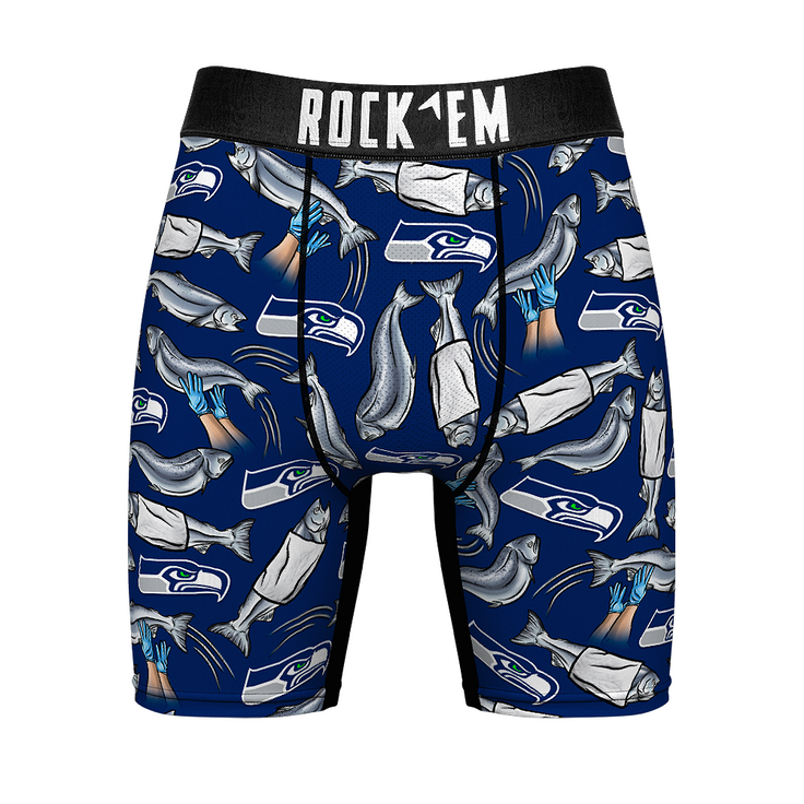 Boxer Briefs - Seattle Seahawks - Fish Market - {{variant_title}}