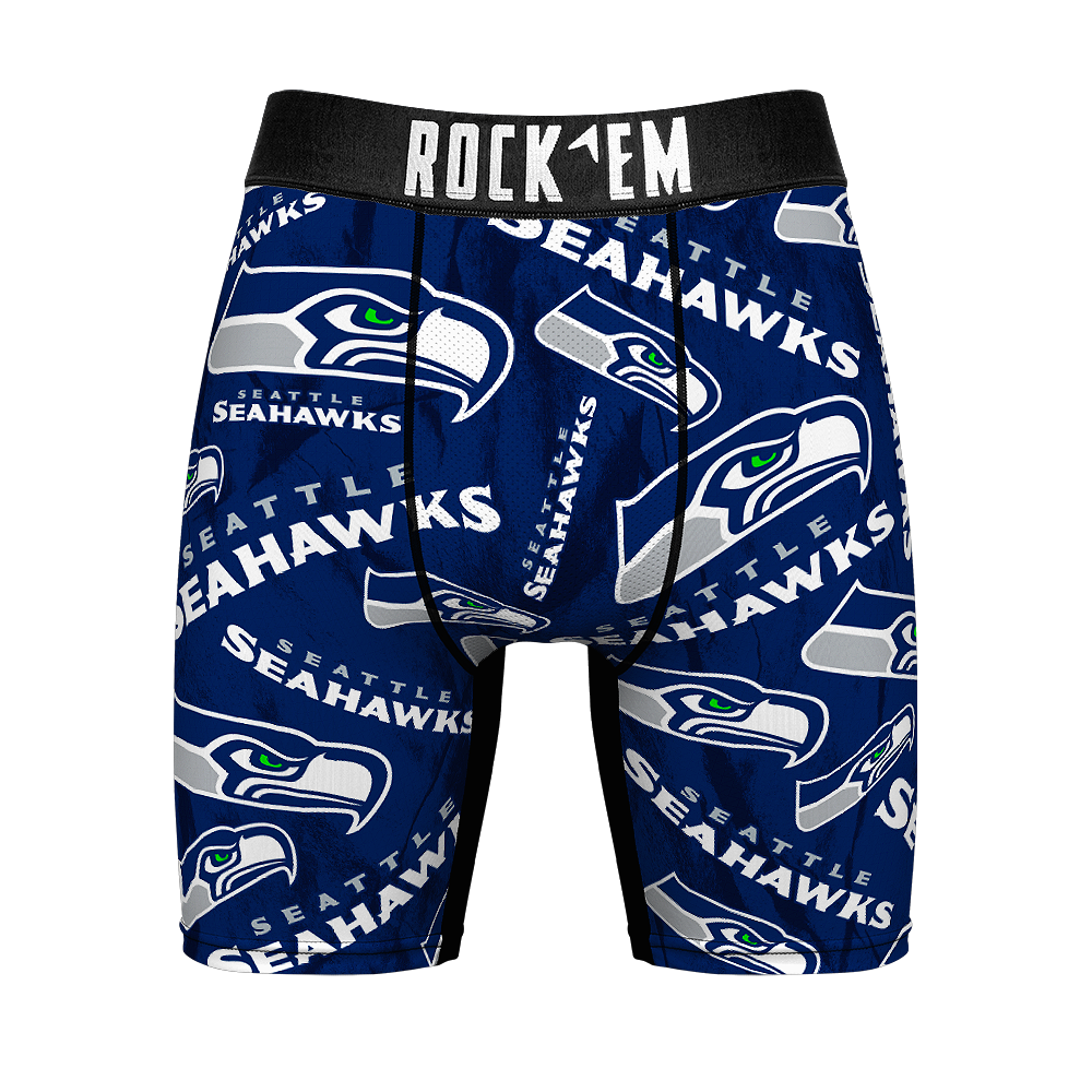 Boxer Briefs - Seattle Seahawks - Logo All-Over - {{variant_title}}