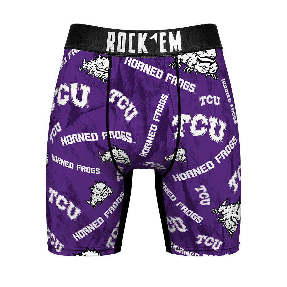 Boxer Briefs - TCU Horned Frogs - Logo All-Over - {{variant_title}}