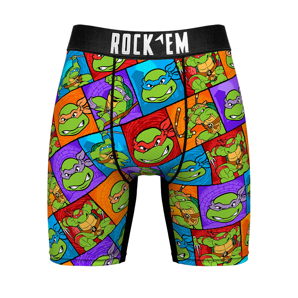 Boxer Briefs - Teenage Mutant Ninja Turtles - Turtles All-Over - {{variant_title}}