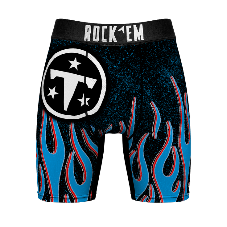 Tennessee Titans - 3D Flames – Front