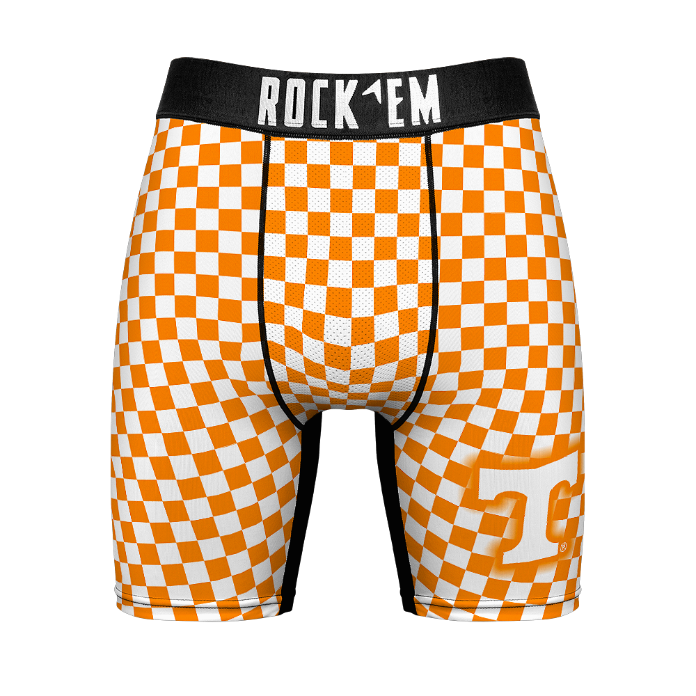 Boxer Briefs - Tennessee Volunteers - Full Checkerboard - {{variant_title}}
