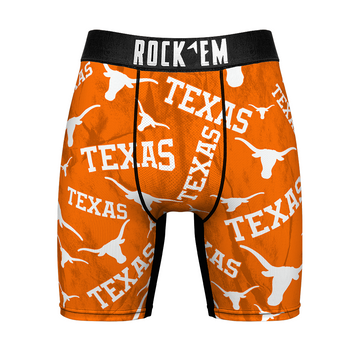 Boxer Briefs - Texas Longhorns - Logo All-Over