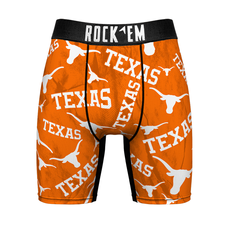 Boxer Briefs - Texas Longhorns - Logo All-Over - {{variant_title}}
