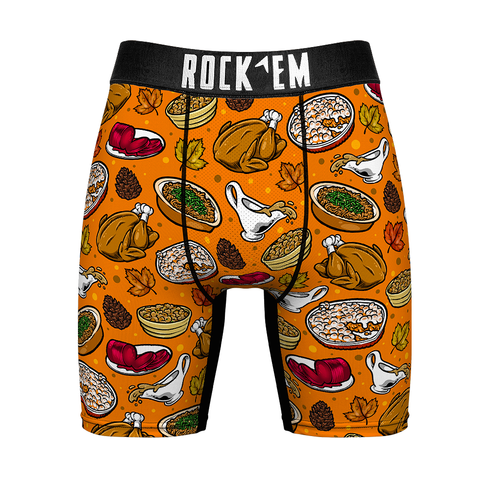 Boxer Briefs - Thanksgiving All-Over - {{variant_title}}
