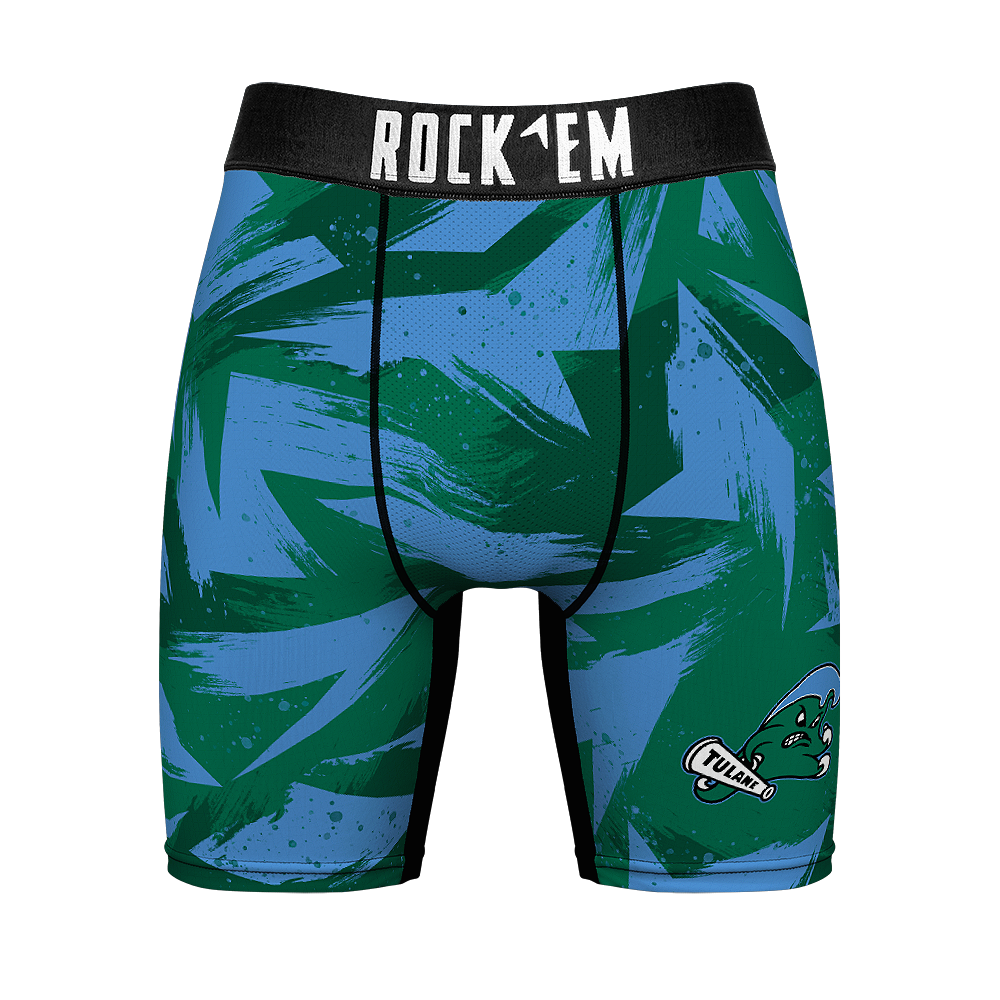 Boxer Briefs - Tulane Green Wave - Game Paint - {{variant_title}}