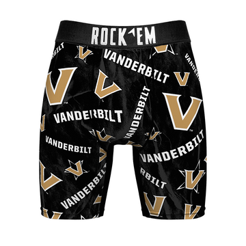Boxer Briefs - Vanderbilt Commodores - Logo All-Over