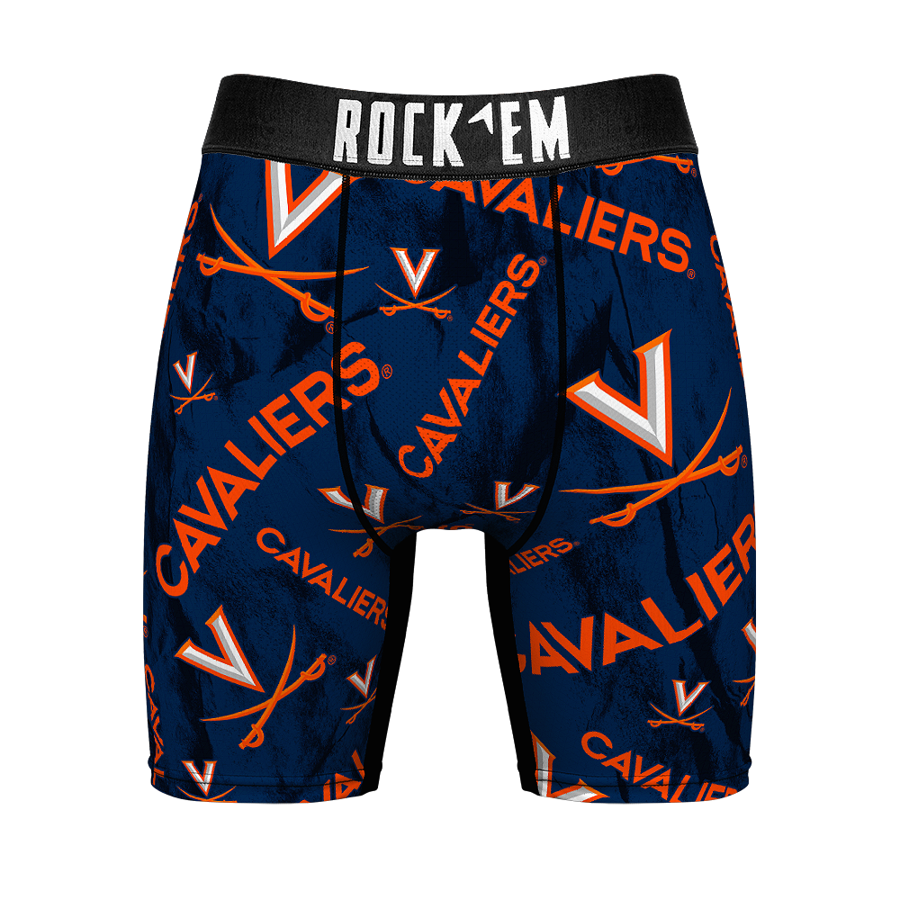 Boxer Briefs - Virginia Cavaliers - Logo All-Over - {{variant_title}}
