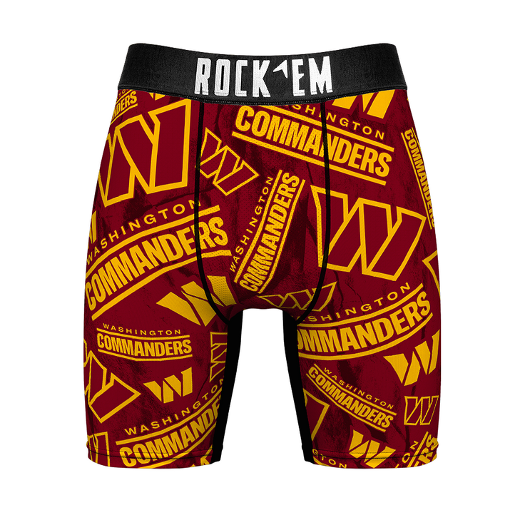Boxer Briefs - Washington Commanders - Logo All-Over - {{variant_title}}