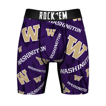 Boxer Briefs - Washington Huskies - Logo All-Over