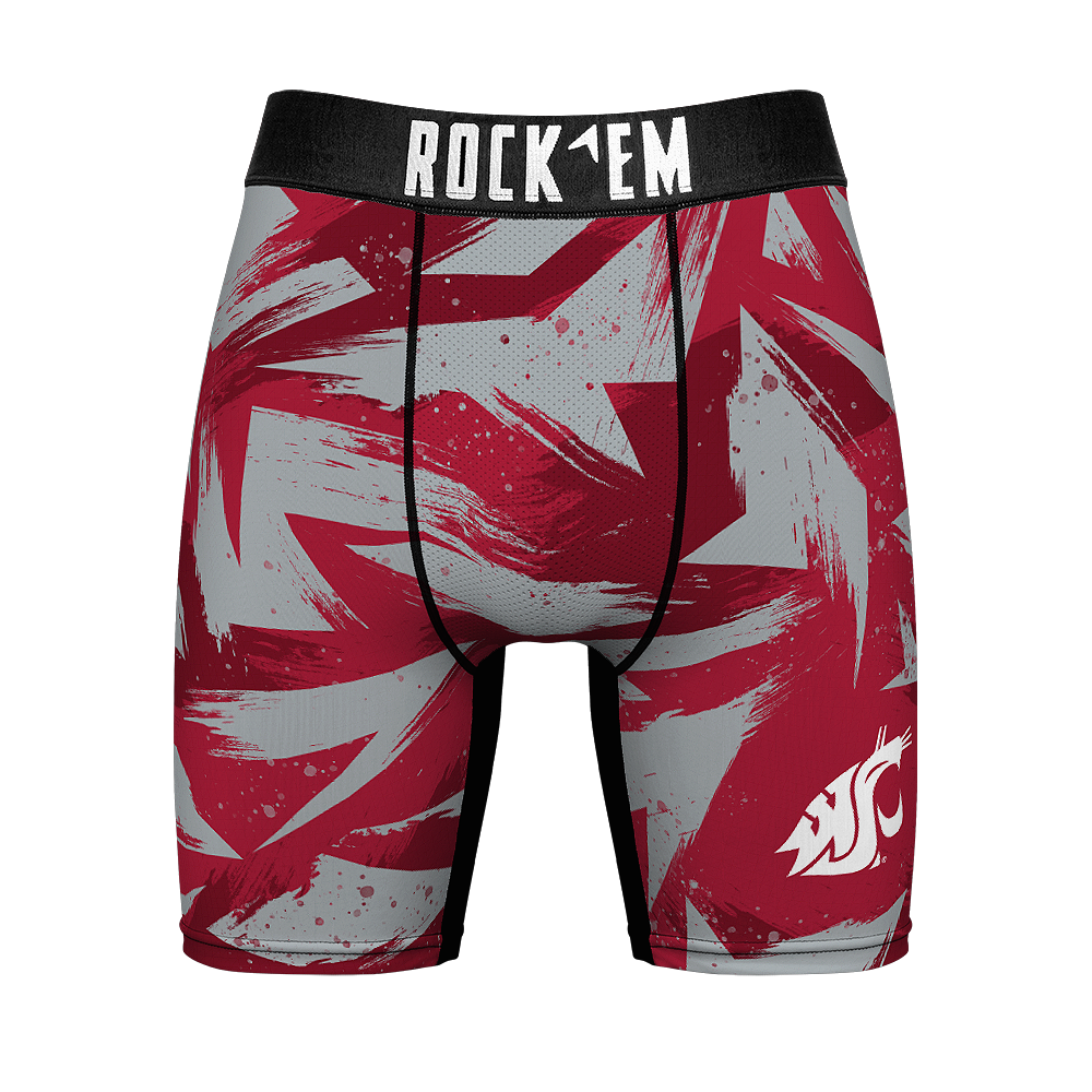 Boxer Briefs - Washington State Cougars - Game Paint - {{variant_title}}