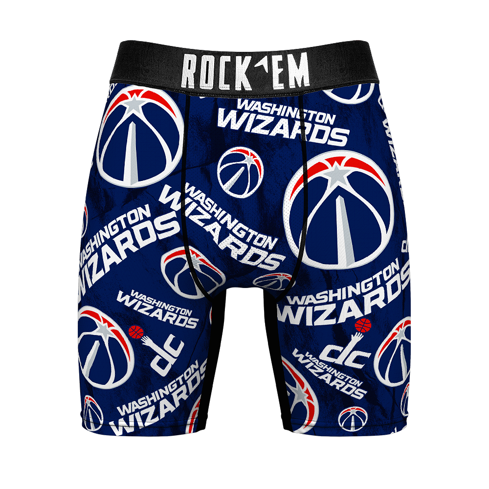 Boxer Briefs - Washington Wizards - Logo All-Over - {{variant_title}}