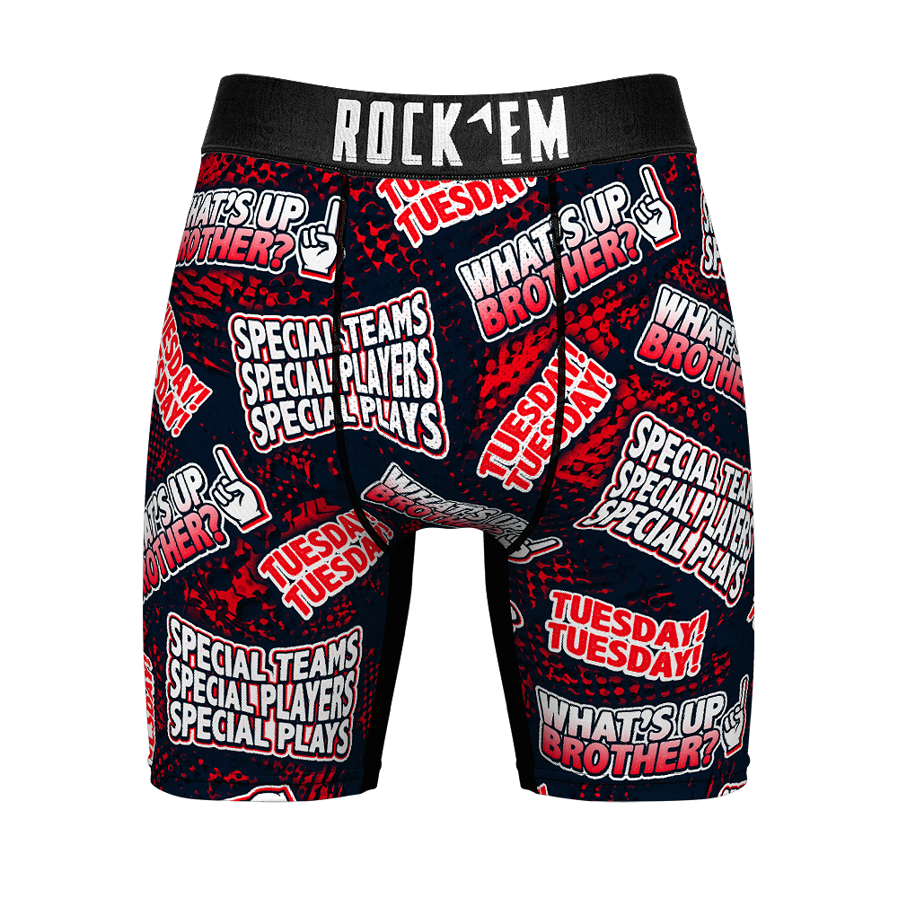 Boxer Briefs - What's Up Brother? - {{variant_title}}