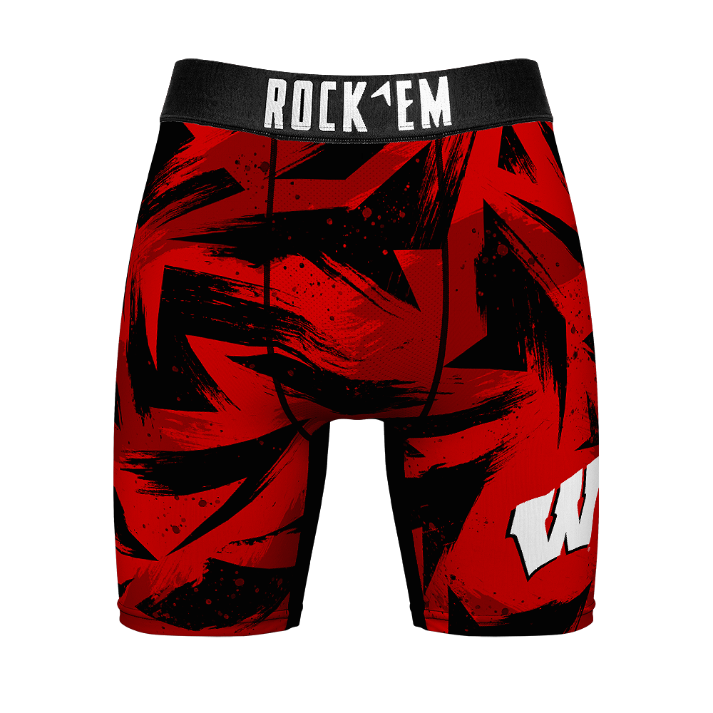 Boxer Briefs - Wisconsin Badgers - Game Paint - {{variant_title}}