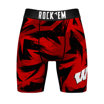 Boxer Briefs - Wisconsin Badgers - Game Paint