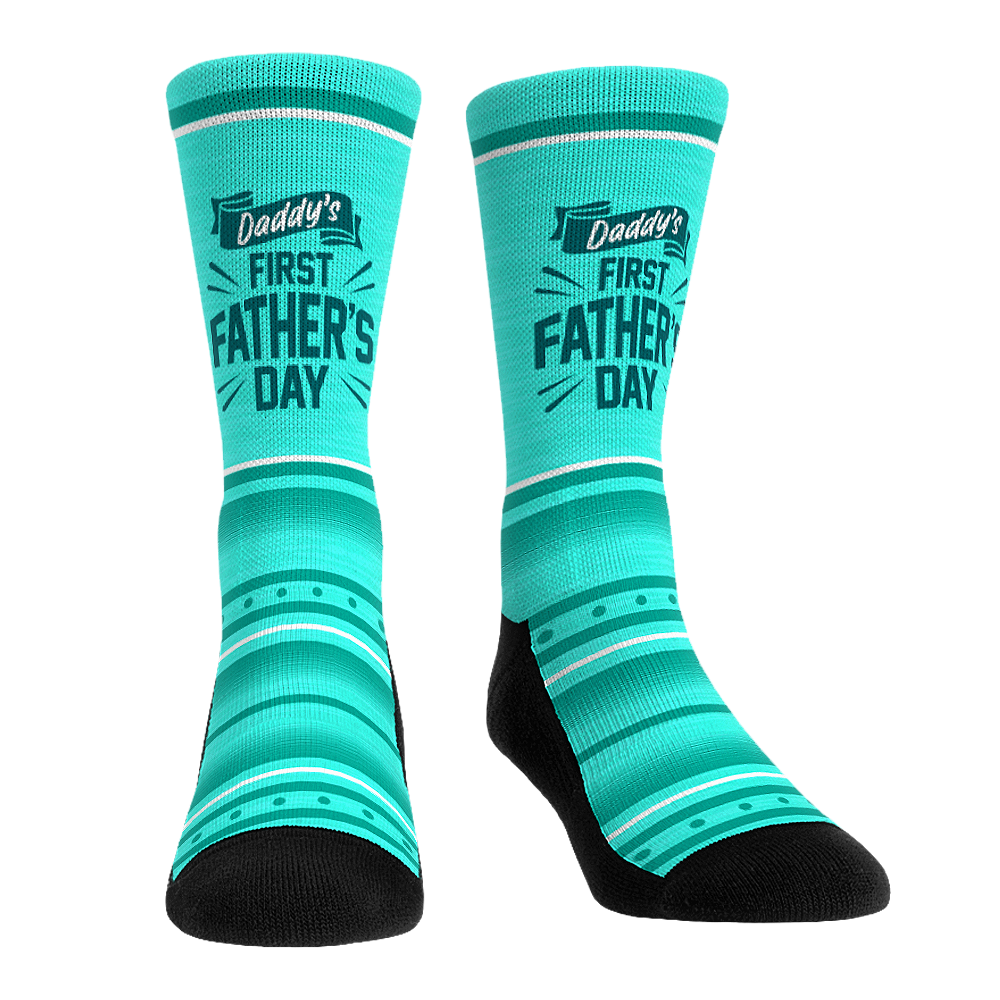 First Father's Day - L/XL (sz 9-13) / Turquoise