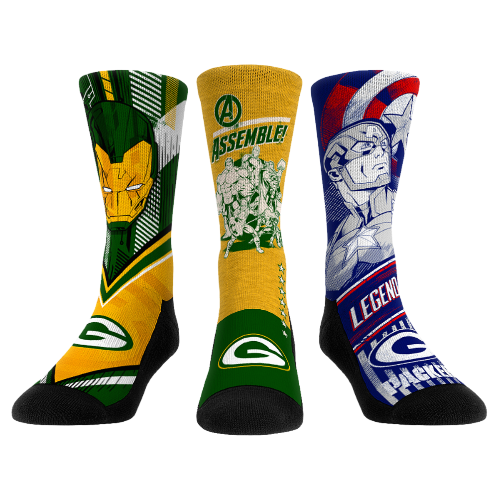 Green Bay Packers - Marvel  - 3-Pack - {{variant_title}}