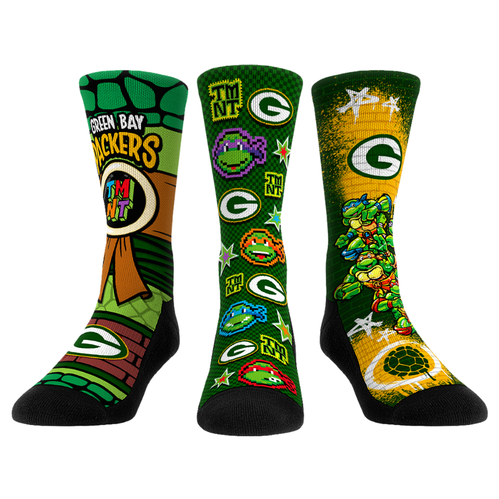 Green Bay Packers - Teenage Mutant Ninja Turtles - 3-Pack - {{variant_title}}