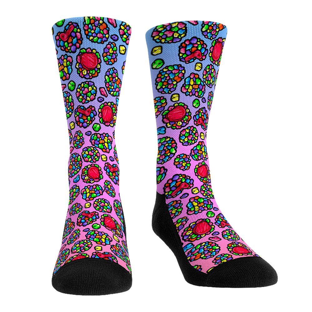 Gummy Clusters All-Over Socks - Rock 'Em Socks - Food & Drink Socks