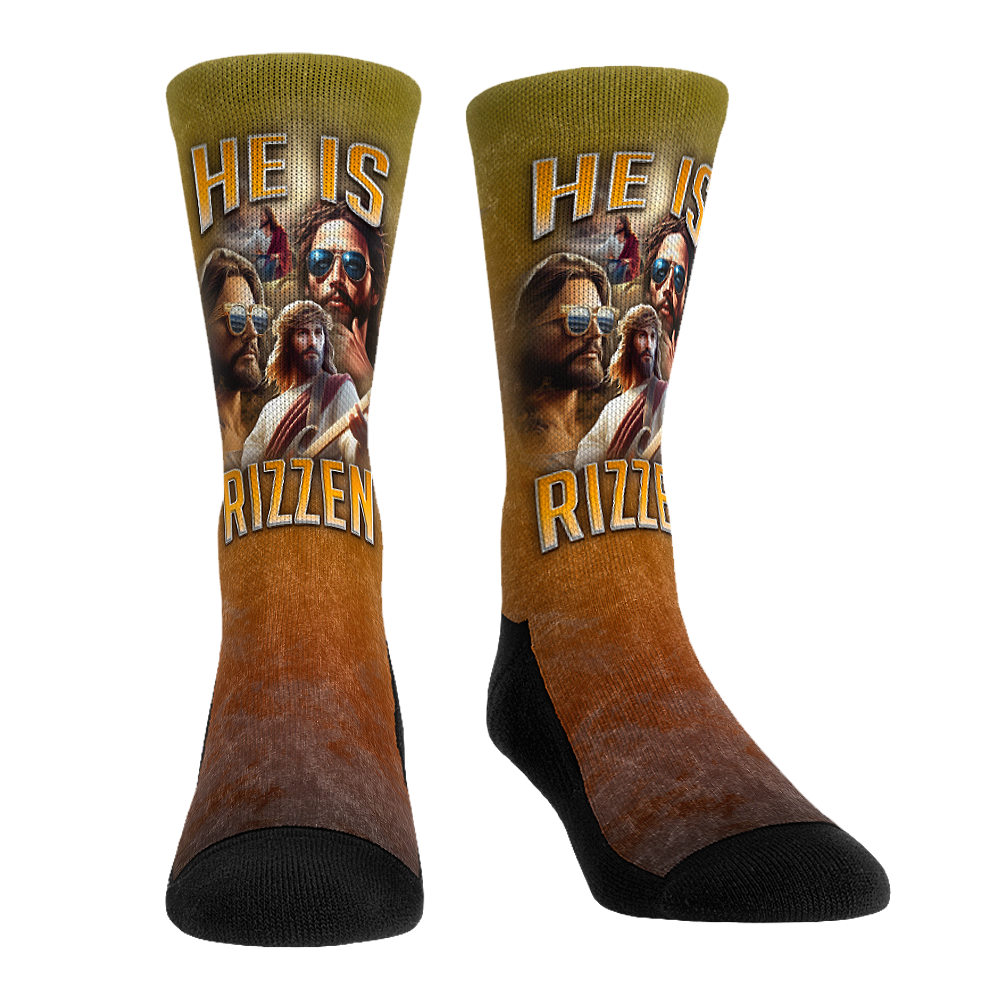 He Is Rizzen - Jesus Socks - Easter Socks - Rock 'Em Socks